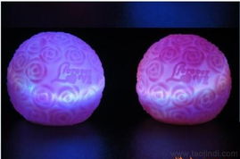 七彩LED小夜灯 从创意圆形玫瑰灯到智能遥控的全面解析