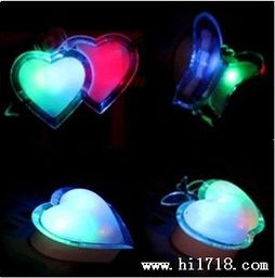 璀璨光影，点亮温馨夜晚 智能遥控爱心小夜灯厂家直销，细节尽显品质