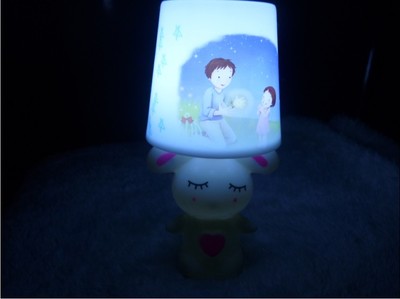 温柔伴读小夜灯 解析义乌书佳电子厂智能遥控流氓兔台灯